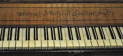 harpsichord keyboard